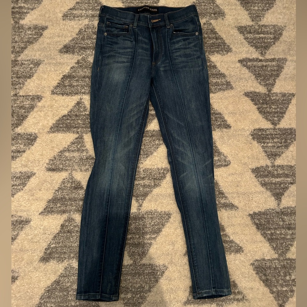 Women's Express High Rise Ankle Legging Jeans